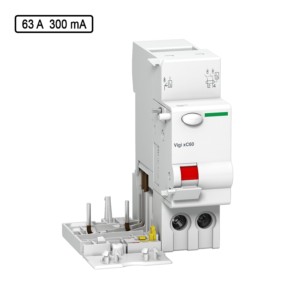 Schneider Electric Acti 9 63A 300mA 2M 2Pole Vigi Block for xC60