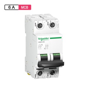 Schneider Electric Acti 9 DC MCB 6A 2M 2Pole C60H