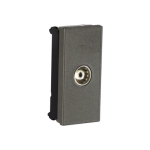 Crabtree Athena TV Socket Misty Grey