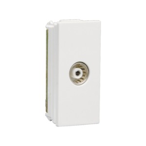 Crabtree Athena TV Socket 1M Chalk White