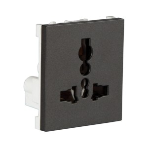 Crabtree Athena 6A / 13A Universal Socket Misty Grey