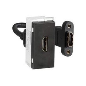 Crabtree Athena HDMI Data Socket 1M Misty Grey