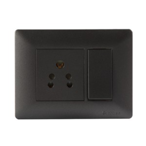 Crabtree Athena 3M Combined Plates Misty Grey