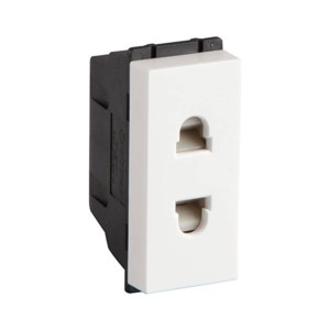 Crabtree Old Murano 6 A 2 Pin Shuttered Socket White