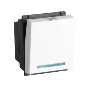 Crabtree Old Murano 32 A DP Switch With Indicator 2M White