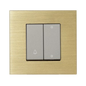 Crabtree Athena Amare 2M Decorative Glass Plates Brassed Amber