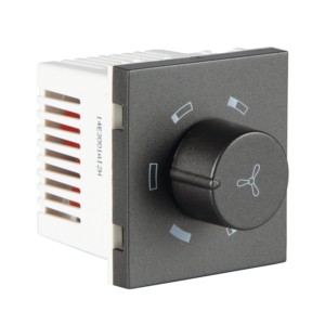Crabtree Athena 1M Elephant Grey Rectangular knob