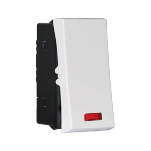 Crabtree Athena Moderna 16 AX One Way with Indicator Chalk White Switch