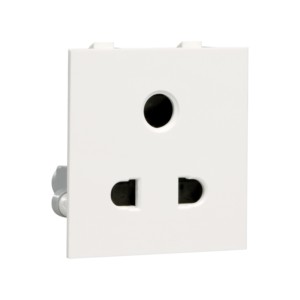 Crabtree Thames 6A 3 Pin shuttered socket White