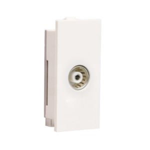 Crabtree Thames TV Co-axial Socket 1M White