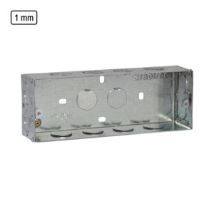 Crabtree 8M Flush Metal GI Box 1mm thickness