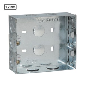 Crabtree 8M (H) Flush Metal GI Box 1.2mm thickness
