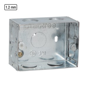 Crabtree 3M Flush Metal GI Box 1.2mm thickness