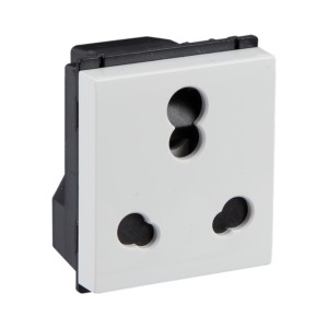 Crabtree Murano 6 A/16A Combine socket White