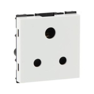 Crabtree Murano 6 A 3 pin socket White