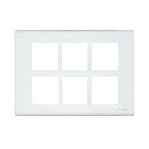 Crabtree Verona 12M Combined Plates White
