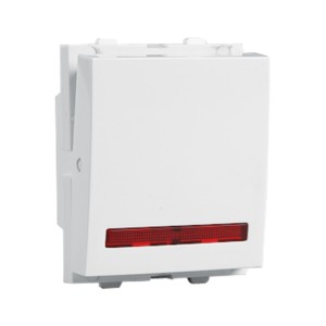 Crabtree Verona 32 A DP Switch with Indicator 2M White