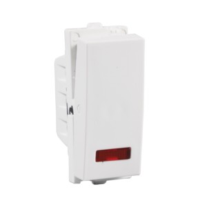 Crabtree Verona 16 AX One Way Switch with Indicator White