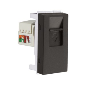 Crabtree Signia Computer Jack 1M Grey