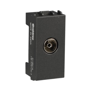 Crabtree Signia TV Socket 1M Grey