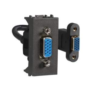 Crabtree Signia VGA Socket for data transmission Grey