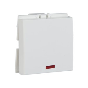 Crabtree Signia 10 AX Mega Switch with indicator 2M White