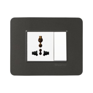 Crabtree Signia 3M w/o pillar PC Combined Plates Grey