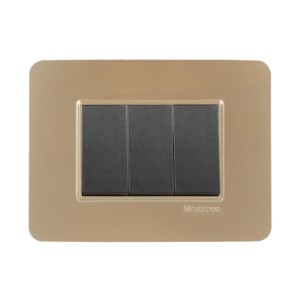 Crabtree Signia 3M w/o pillar PC Combined Plates Gold