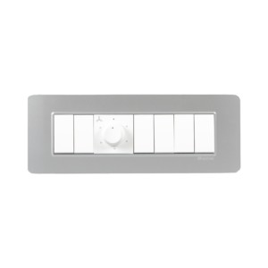 Crabtree Signia 8M (H) w/o pillar PC Combined Plates Silver