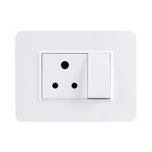 Crabtree Signia 3M w/o pillar PC Combined Plates White