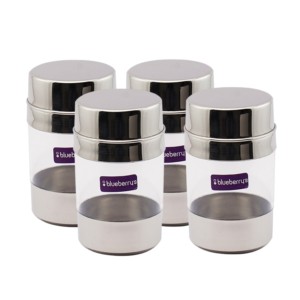 Blueberry Acrylic Canister Set 4x900ml