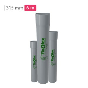 Finolex Selfit 315mm 6meter 6kg/cm2 PVC U Agriculture Pipe
