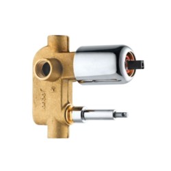 Jaquar Concealed Body for Single Lever Diverter 40mm Cartridge with Button Assembly, Cartridge Sleeve