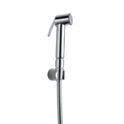 Jaquar Health Faucet with 1 Meter Long Easy Flex Tube in Chrome Finish and Wall Hook with N.R.V (Back Flow Preventer)