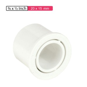 APL Apollo UPVC Reducing Bush 0.75x0.5inch 20x15mm SCH80