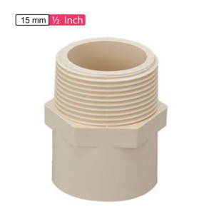 APL Apollo CPVC Male Adaptor Plastic Threaded 0.5inch 15mm SDR11 