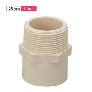 APL Apollo CPVC Male Adaptor Plastic Threaded 1inch 25mm SDR11 