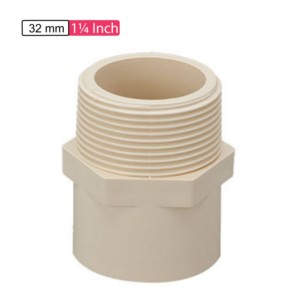 APL Apollo CPVC Male Adaptor Plastic Threaded 1.25inch 32mm SDR11 