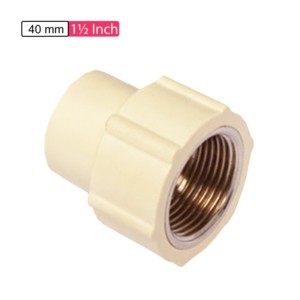 APL Apollo CPVC Female Adaptor Brass Threaded 1.5inch 40mm SDR11 