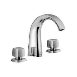Jaquar Arc 3 Hole Basin Mixer without popup waste system, 15mm Cartridge