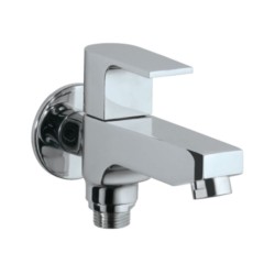 Jaquar Aria Two Way Bib Cock with Wall Flange