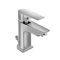 Jaquar Aria Single Lever Basin Mixer with popup waste and 450mm long braided hoses
