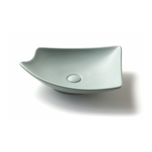 Varmora GlaceTone Adrina 495x390x135mm Olive Green Table Top Wash Basin