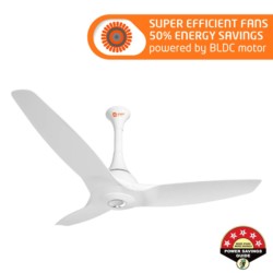 Orient Aero Quiet BLDC 1200mm White Ceiling Fan