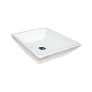 Rak Arno 410x410x125 Table Top Wash Basin White