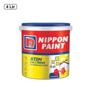 Nippon Paint Atom 2 in 1 Emulsion White 4L