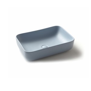 Varmora GlaceTone Avery 600x420x150mm Azul Table Top Wash Basin