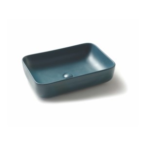 Varmora GlaceTone Avery 600x420x150mm Jade Table Top Wash Basin
