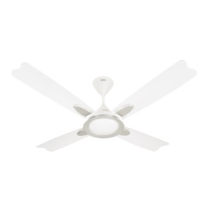 Usha 1300mm Bloom Dahlia W/O Reg GBD Sparkle White & Silver Ceiling Fan