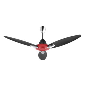 Usha 1250mm Bloom Daffodil W/O Reg GBD Red & Black Ceiling Fan